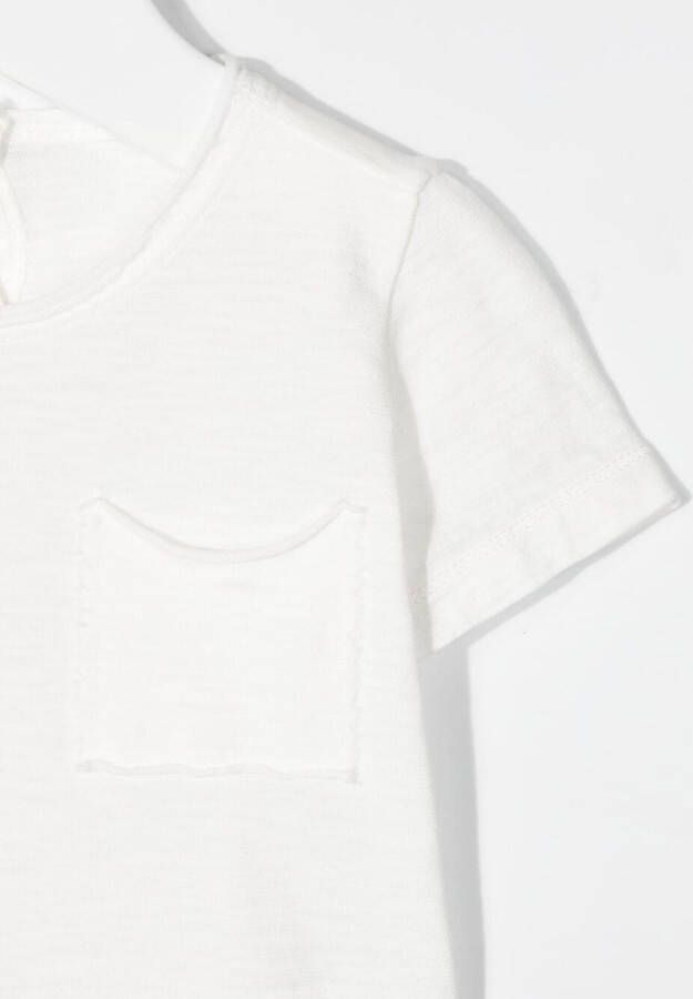 Zhoe & Tobiah T-shirt met opgestikte zak Wit
