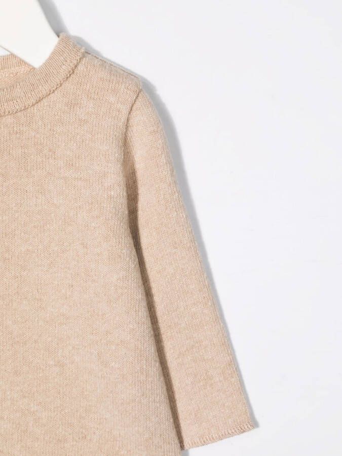 Zhoe & Tobiah Trui met ronde hals Beige