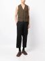 Ziggy Chen Broek met verlaagd kruis Zwart - Thumbnail 2