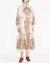 ZIMMERMANN Midi-jurk met paisley-print Beige - Thumbnail 2