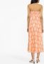 ZIMMERMANN Midi-jurk met paisley-print Oranje - Thumbnail 4