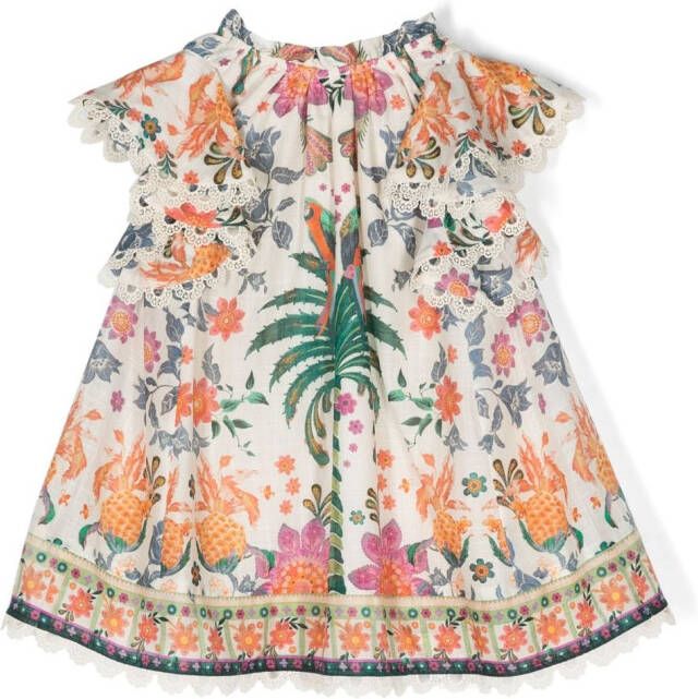 ZIMMERMANN Katoenen halterjurk Beige
