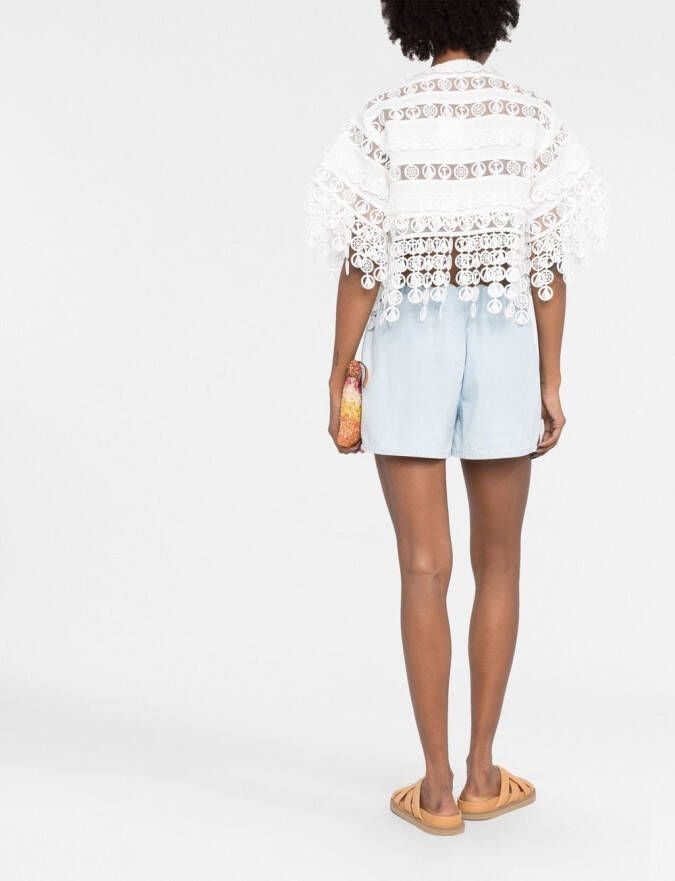 ZIMMERMANN Cropped top Wit