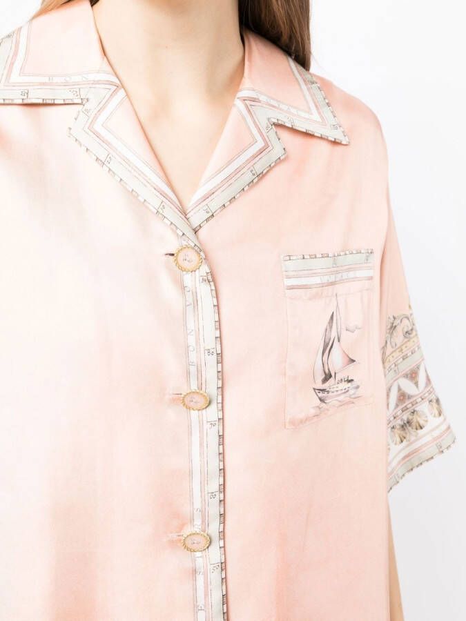 ZIMMERMANN Zijden blouse Roze
