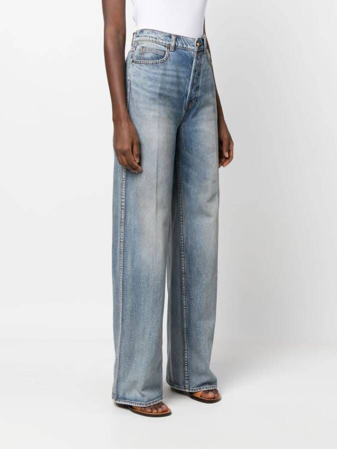 ZIMMERMANN High waist jeans Blauw