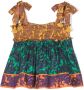 ZIMMER N Kids Midi-jurk met contrasterend vlak Blauw - Thumbnail 2