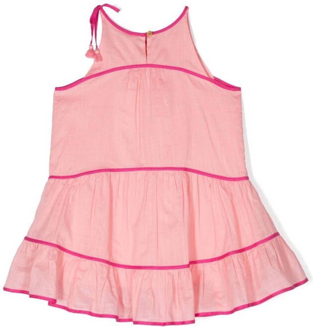 ZIMMERMANN Kids Gelaagde mini-jurk Roze