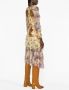 ZIMMERMANN Midi-jurk met bloemenprint Bruin - Thumbnail 3