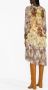 ZIMMERMANN Midi-jurk met bloemenprint Bruin - Thumbnail 4