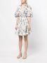 ZIMMERMANN Mini-jurk met bloemenprint Wit - Thumbnail 3