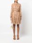 ZIMMERMANN Mini-jurk met luipaardprint Bruin - Thumbnail 2