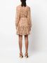 ZIMMERMANN Mini-jurk met luipaardprint Bruin - Thumbnail 4