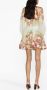 ZIMMERMANN Mini-rok met bloemenprint Groen - Thumbnail 4