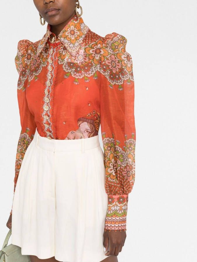 ZIMMERMANN Overhemd met print ARZP