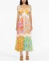 ZIMMERMANN Raie mini-jurk met bloemenprint Beige - Thumbnail 3
