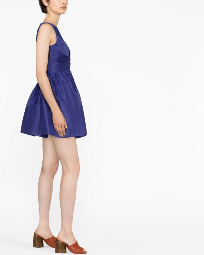 ZIMMERMANN Mini-jurk met V-hals Blauw