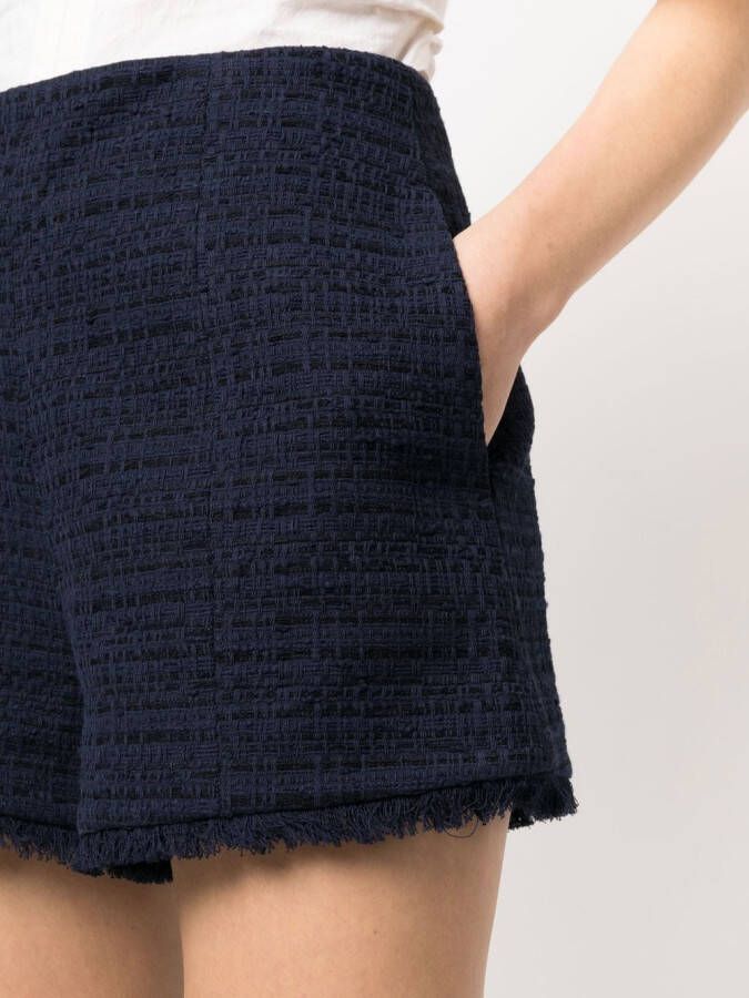 ZIMMERMANN Tweed shorts Blauw