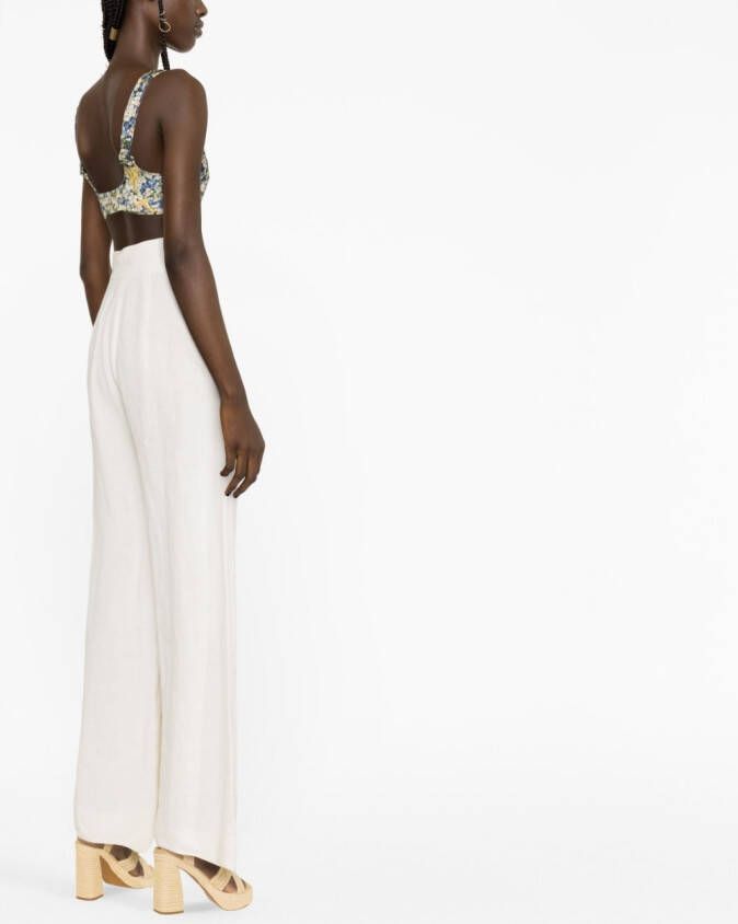 ZIMMERMANN Zijden bralette Blauw
