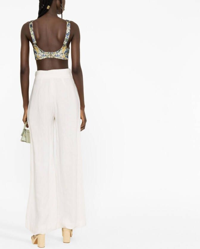 ZIMMERMANN Zijden bralette Blauw