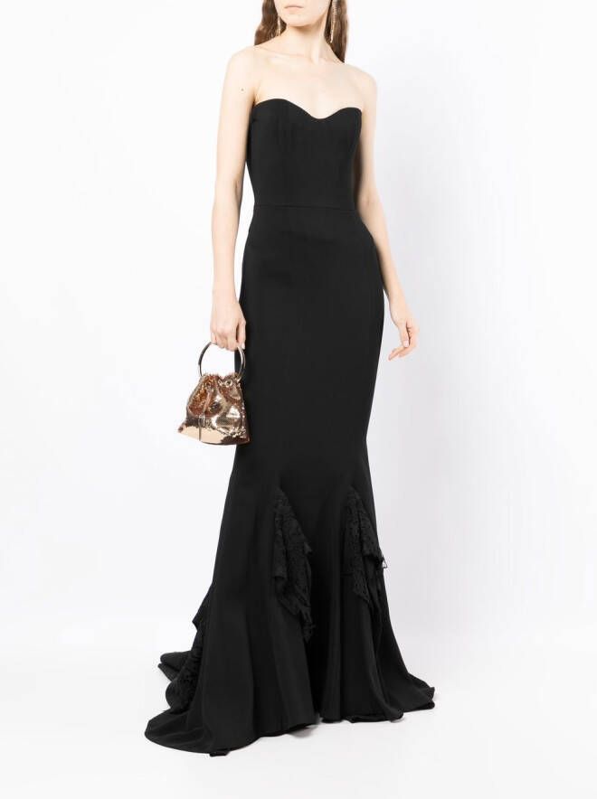 Zuhair Murad Maxi-jurk met print Zwart