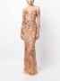 Zuhair Murad Maxi-jurk met pailletten Beige - Thumbnail 2
