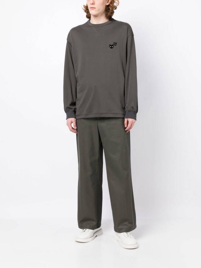 ZZERO BY SONGZIO T-shirt met lange mouwen Grijs