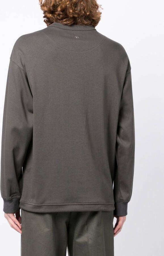 ZZERO BY SONGZIO T-shirt met lange mouwen Grijs