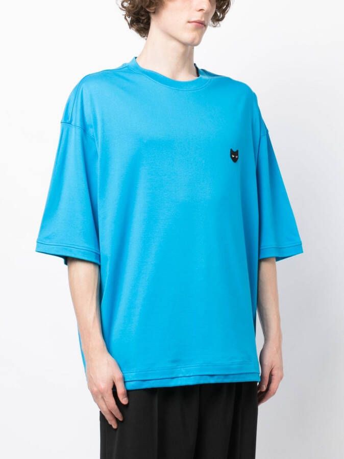 ZZERO BY SONGZIO T-shirt met logopatch Blauw