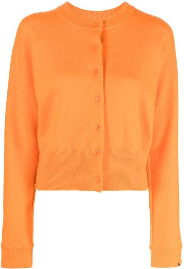 Extreme cashmere Blouson vest Oranje