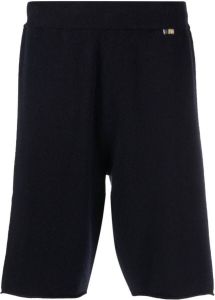 Extreme cashmere Gebreide shorts Blauw