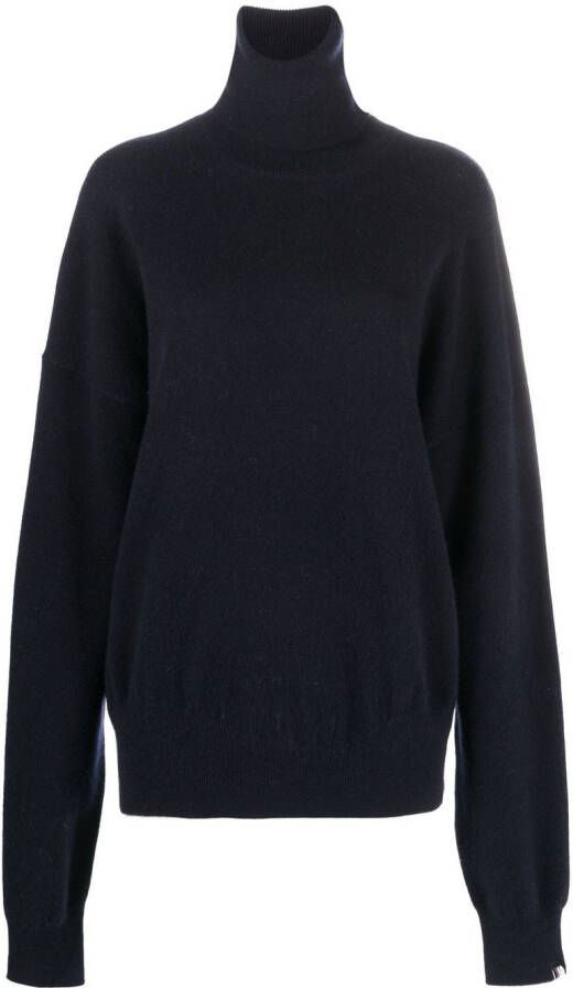 Extreme cashmere Kasjmier coltrui Blauw