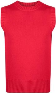 Extreme cashmere Trui met ronde hals Rood