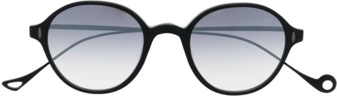 Eyepetizer Zonnebril met rond montuur Zwart