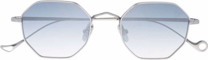 Eyepetizer Zonnebril met geometrisch montuur Zilver