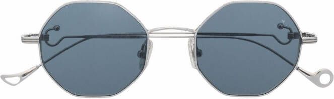 Eyepetizer Zonnebril met geometrisch montuur Zilver