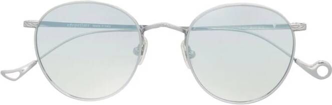 Eyepetizer Zonnebril met rond montuur Blauw