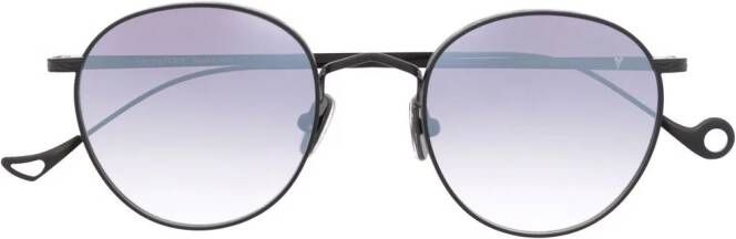 Eyepetizer Zonnebril met rond montuur Zwart