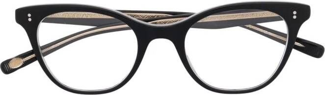 Eyevan7285 Aretha bril met vierkant montuur Zwart