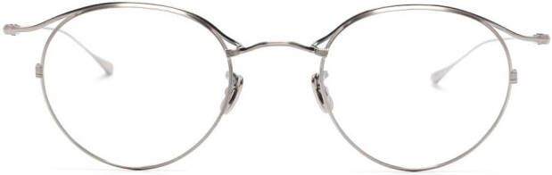 Eyevan7285 Bril met rond montuur Zilver