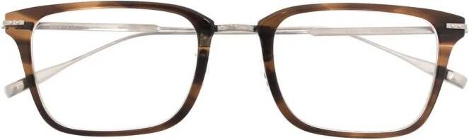 Eyevan7285 Bril met schildpadschild design Zilver