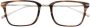 Eyevan7285 Bril met schildpadschild design Zilver - Thumbnail 1