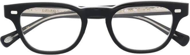 Eyevan7285 Hank bril met rechthoekig montuur Zwart