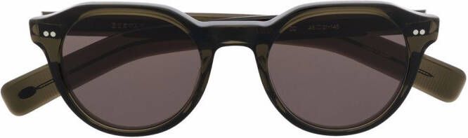 Eyevan7285 Lubine zonnebril met rond montuur Bruin