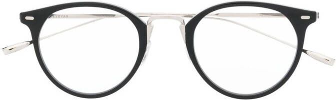 Eyevan7285 Maloof bril met rond montuur Zwart