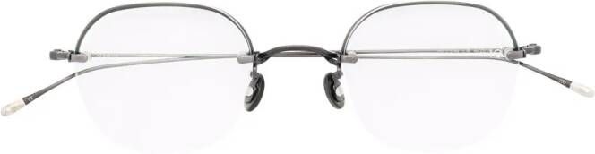 Eyevan7285 NO2II bril met rond montuur Zilver