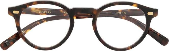 Eyevan7285 Puerto bril met rond montuur Bruin