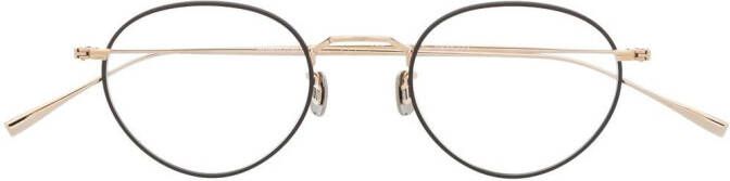 Eyevan7285 Bril met rond montuur Goud