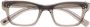 Eyevan7285 Sullivan bril met vierkant montuur Beige - Thumbnail 1