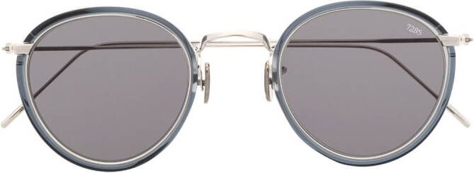 Eyevan7285 Zonnebril met rond montuur Zilver