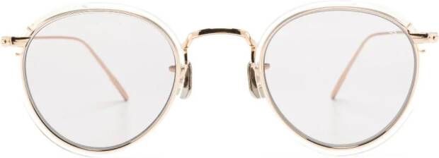 Eyevan7285 Zonnebril met spiegelglazen Goud